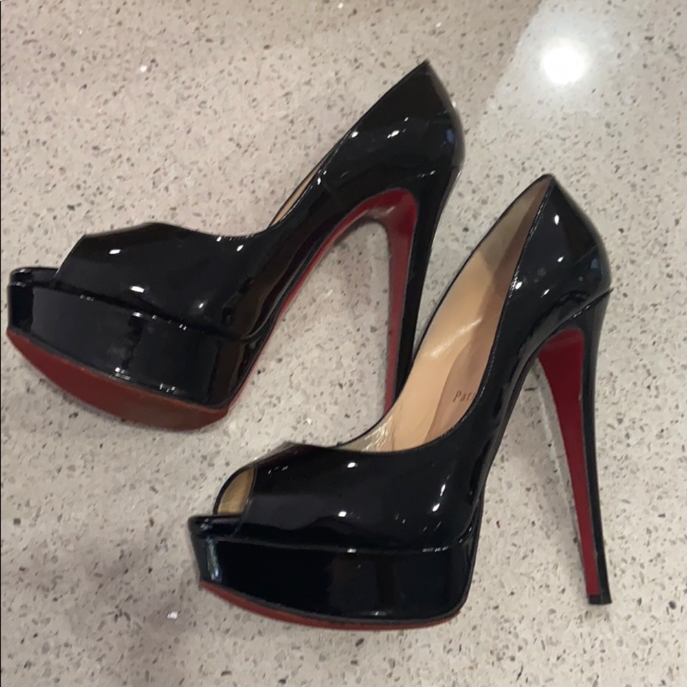 Authentic Christian Louboutin Platform Stilettos - Picture 2 of 7
